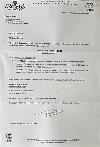 Annonce réunion information RUEIL ENERGIE
